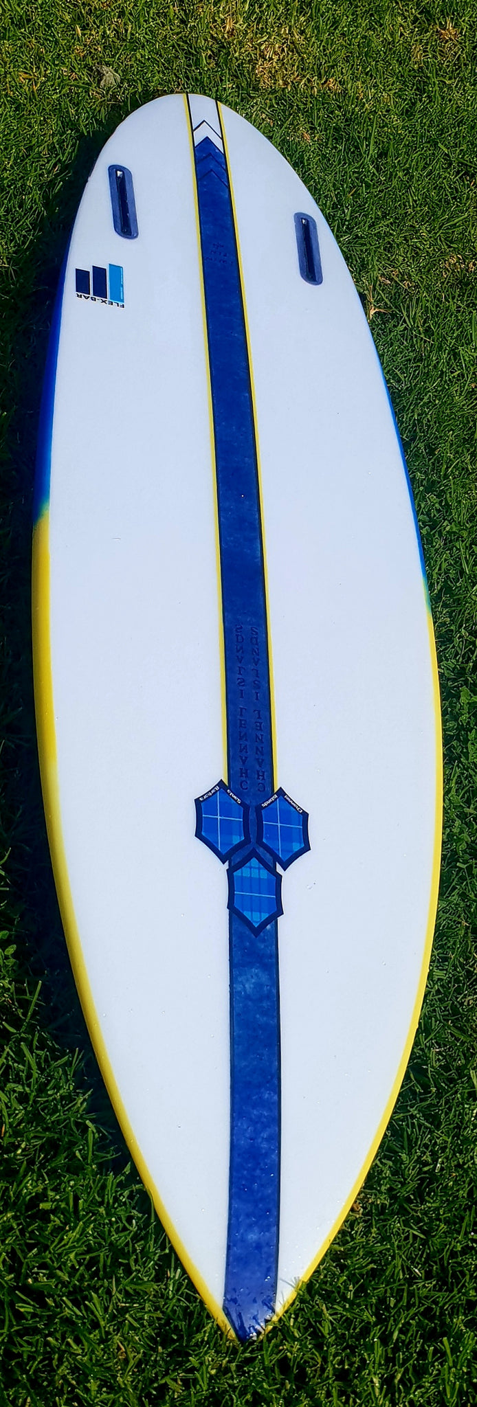 Ci twinpin colour rails yellow blue